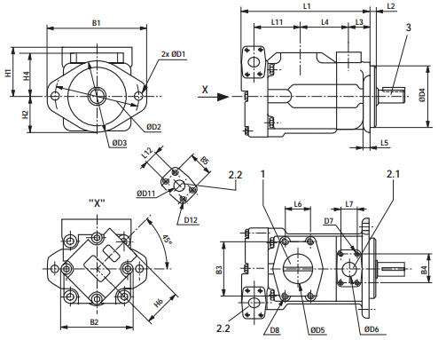 力士樂葉片泵PVQ系列_力士樂葉片泵_REXTOTH葉片泵